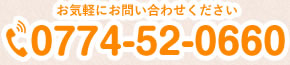 tel: 0774-52-0660